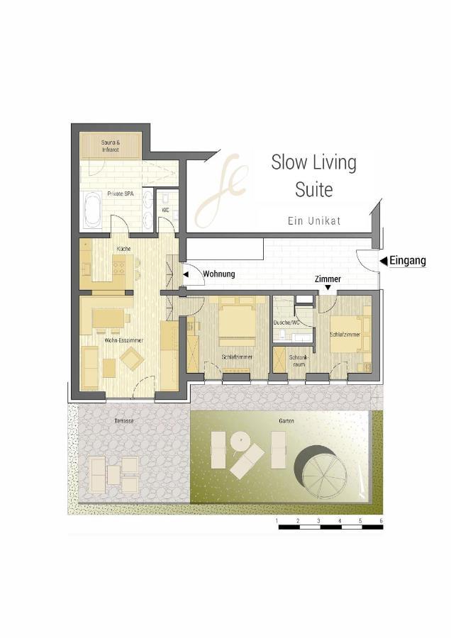 Slow Living Suite - Ferienwohnung Mit Privater Sauna & Garten Fiss Exteriör bild